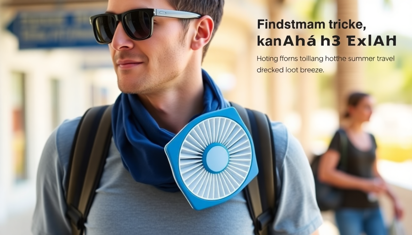 Rechargeable Neck Fans: Your Summer Travel Companion