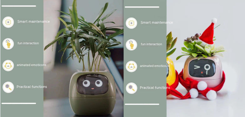 Smart Planter Endless Fun Over 49 Rich Expressions 7 Smart Sensors And AI Chips Make Raising Plants Easy And Fun Set42 Small
