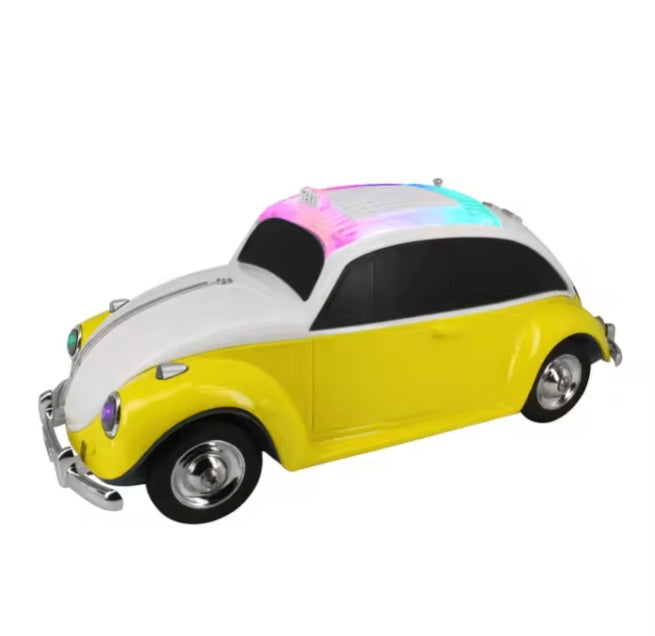 Radio Receptor Car-shaped Design White Yellow