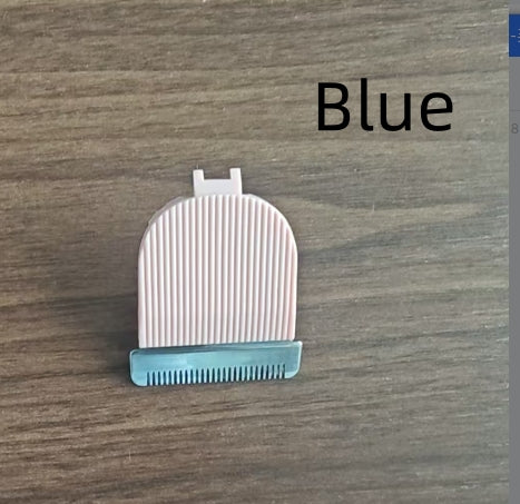 2 In 1 Hair Remover Women's Double Head Shaver Private Pubic Hair Trimmer Electric Razor Wet Dry Electric Body Hair Blue Shaver Head 1 No plug