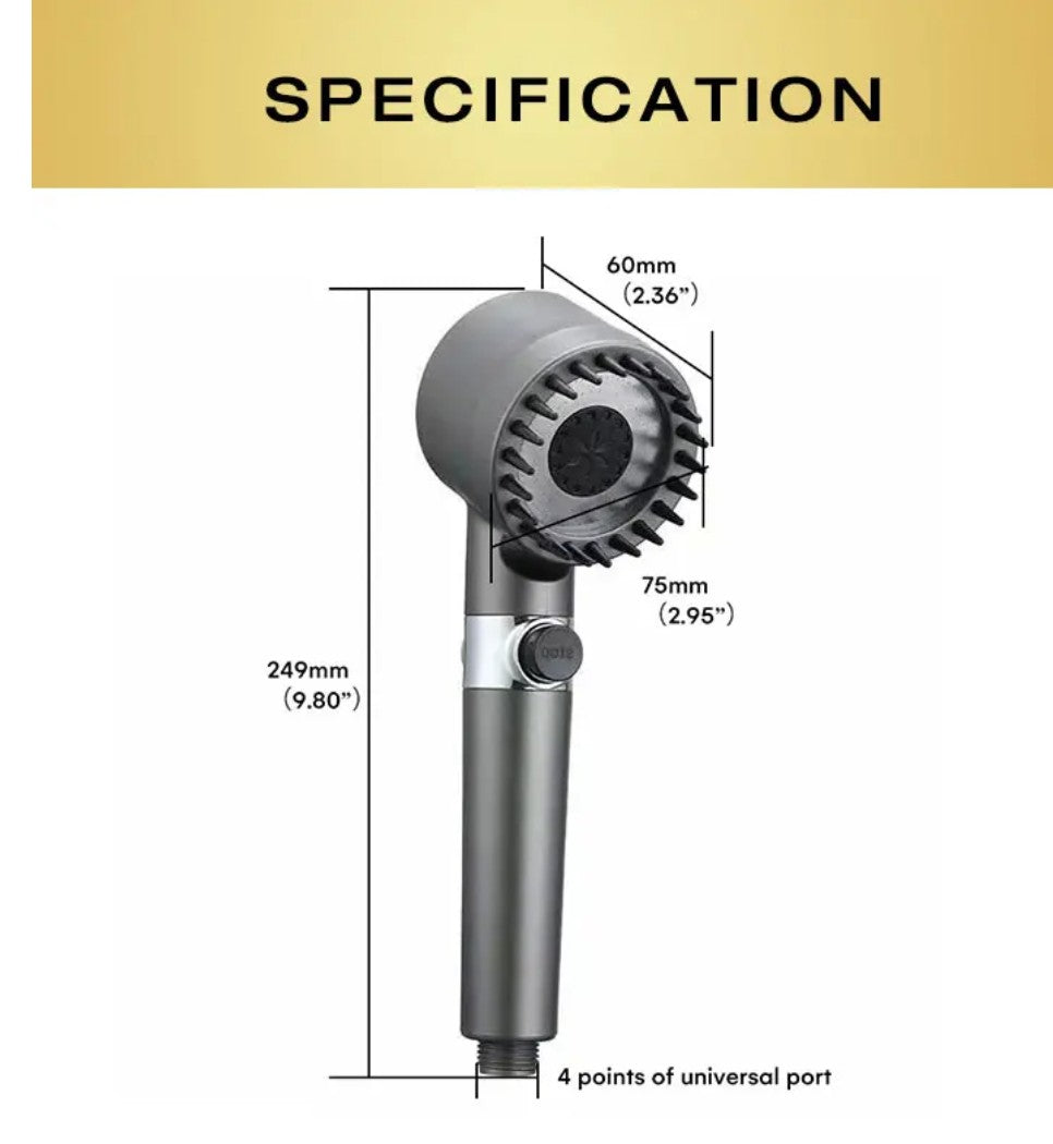 3 Modes Shower Head