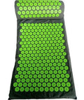 Acupuncture Yoga Cushion Massage Cushion and Pillow A green Set