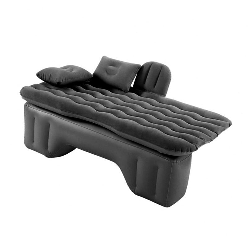 Inflatable Mattress Camping Car Air Mattress Car Travel Mattress Outdoor Car Pillow Bed Black Siamese