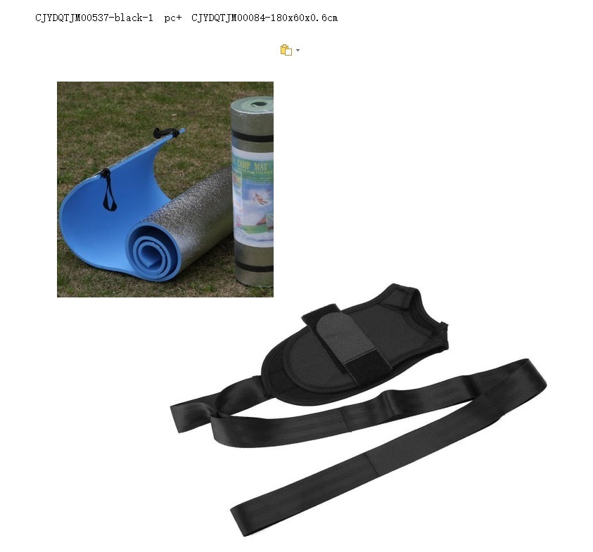 Yoga Ligament Stretching Belt Foot Drop Stroke Hemiplegia Rehabilitation Strap Leg Training Foot Ankle Joint Correction Braces Black Set B