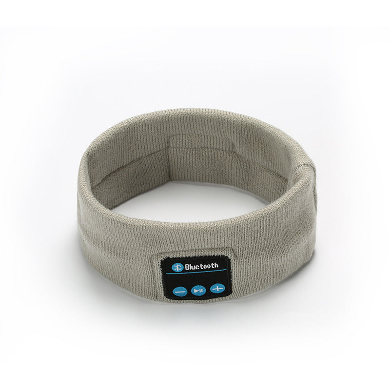 Wireless Bluetooth-compatible Headband Outdoor Fitness Yoga Headband Grey1
