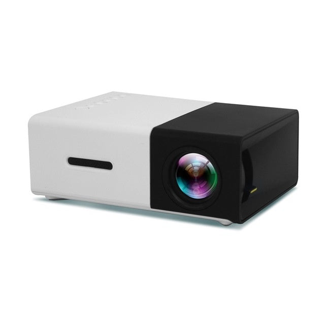 1080P LED Mini High Definition Projector Black
