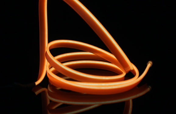 Car Led Strip Light For Neon Party Decoration Light Bicycle Dance Lamp 12V Waterproof USB Strips Lamps Orange