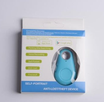 Water Drop Bluetooth-compatible Anti Lost Object Finder Blue