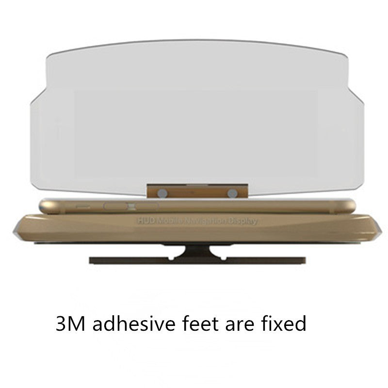 Smartphone Driver Heads Up Display Gold 3M glue