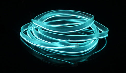 Car Led Strip Light For Neon Party Decoration Light Bicycle Dance Lamp 12V Waterproof USB Strips Lamps Ice blue