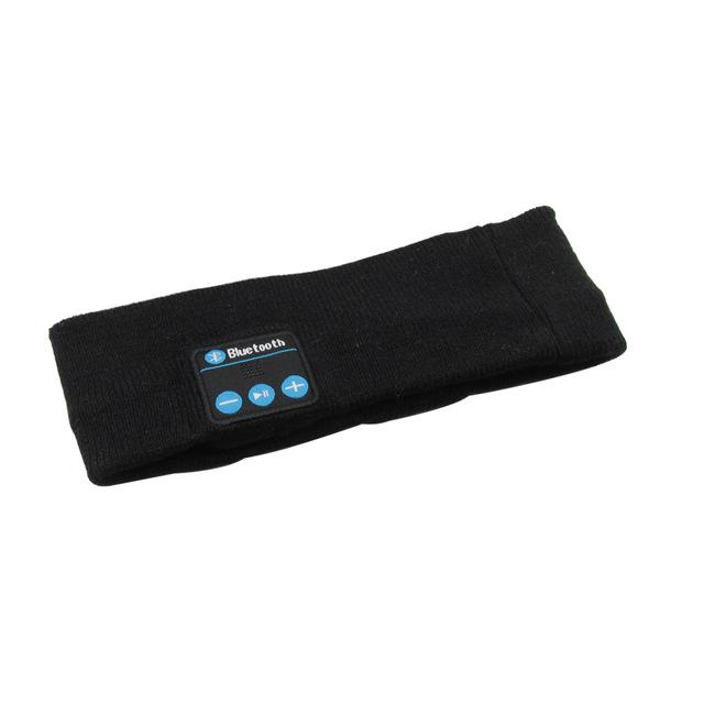 Wireless Bluetooth-compatible Headband Outdoor Fitness Yoga Headband Black1