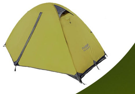 Outdoor Double Camping Rainproof Tents Outdoor Camping High Mountain Snowfield Ultra-light Camping Equipment Green