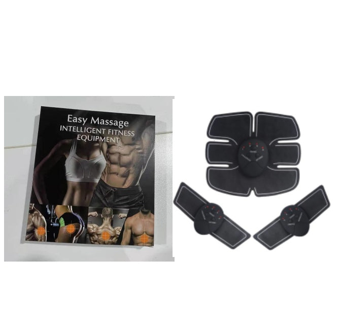 The Ultimate EMS Abs & Muscle Trainer Full and Pull out packaging