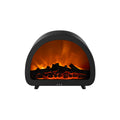 Fireplace Flame Aroma Diffuser Desktop Remote Control Colorful Atmosphere Light Black USB