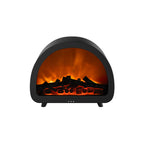 Fireplace Flame Aroma Diffuser Desktop Remote Control Colorful Atmosphere Light Black USB