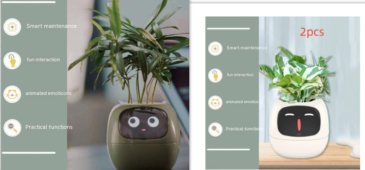 Smart Planter Endless Fun Over 49 Rich Expressions 7 Smart Sensors And AI Chips Make Raising Plants Easy And Fun Set23 Small