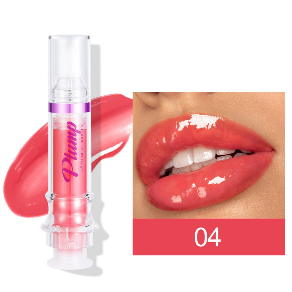 New Tube Lip Rich Lip Color Slightly Spicy Lip Honey Lip Glass Mirror Face Lip Mirror Liquid Lipstick 4Color