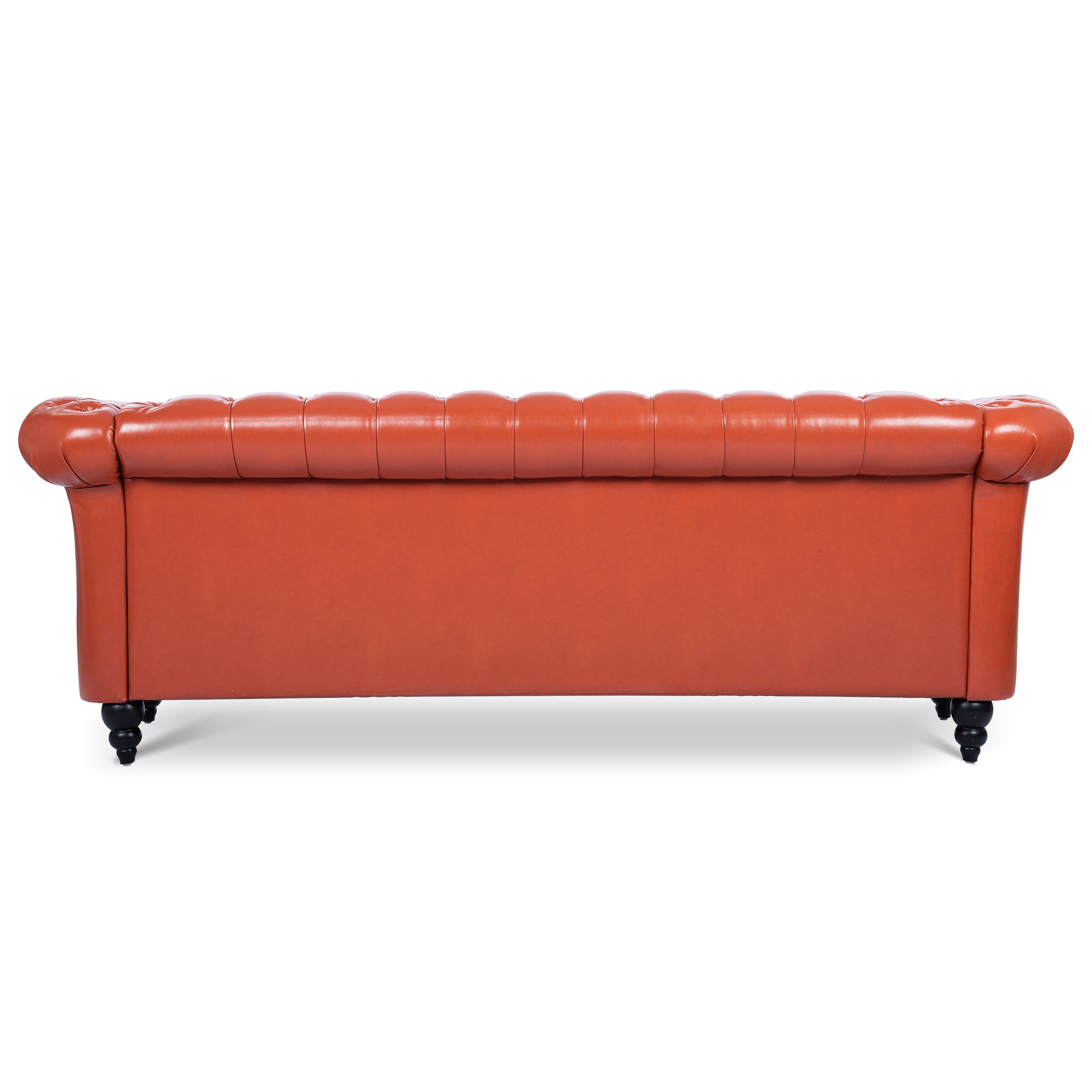 84.65' Rolled Arm Chesterfield 3 Seater Sofa