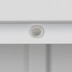 High Storage Cabinet with 2 Doors and 4 Partitions to Separate 5 Storage Spaces, Home/ Office Design