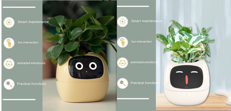 Smart Planter Endless Fun Over 49 Rich Expressions 7 Smart Sensors And AI Chips Make Raising Plants Easy And Fun Set60 Small