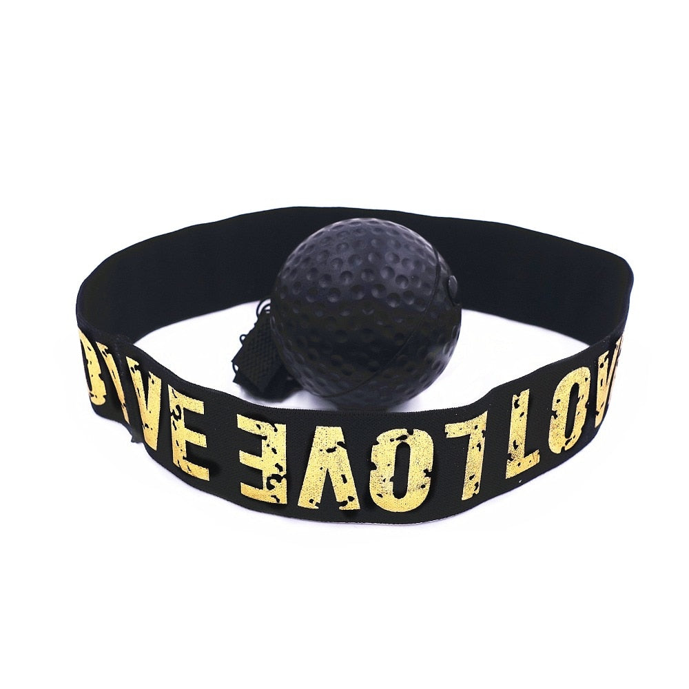 Boxing Reflex Speed Punch Ball Black