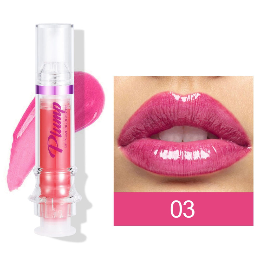 New Tube Lip Rich Lip Color Slightly Spicy Lip Honey Lip Glass Mirror Face Lip Mirror Liquid Lipstick 3Color