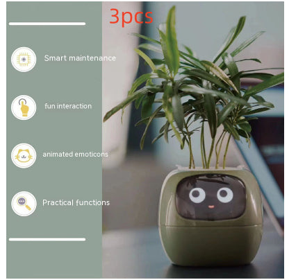 Smart Planter Endless Fun Over 49 Rich Expressions 7 Smart Sensors And AI Chips Make Raising Plants Easy And Fun Set2 Small