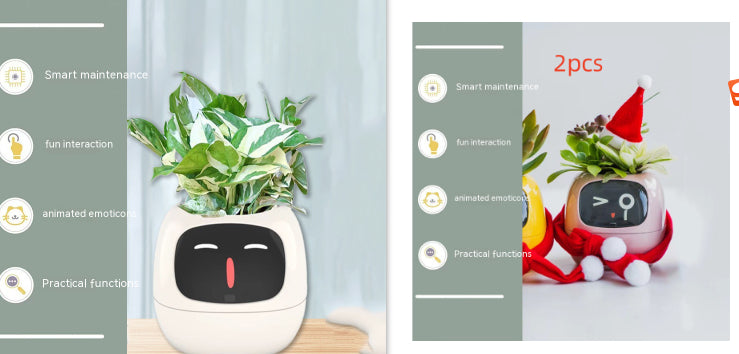 Smart Planter Endless Fun Over 49 Rich Expressions 7 Smart Sensors And AI Chips Make Raising Plants Easy And Fun Set17 Small