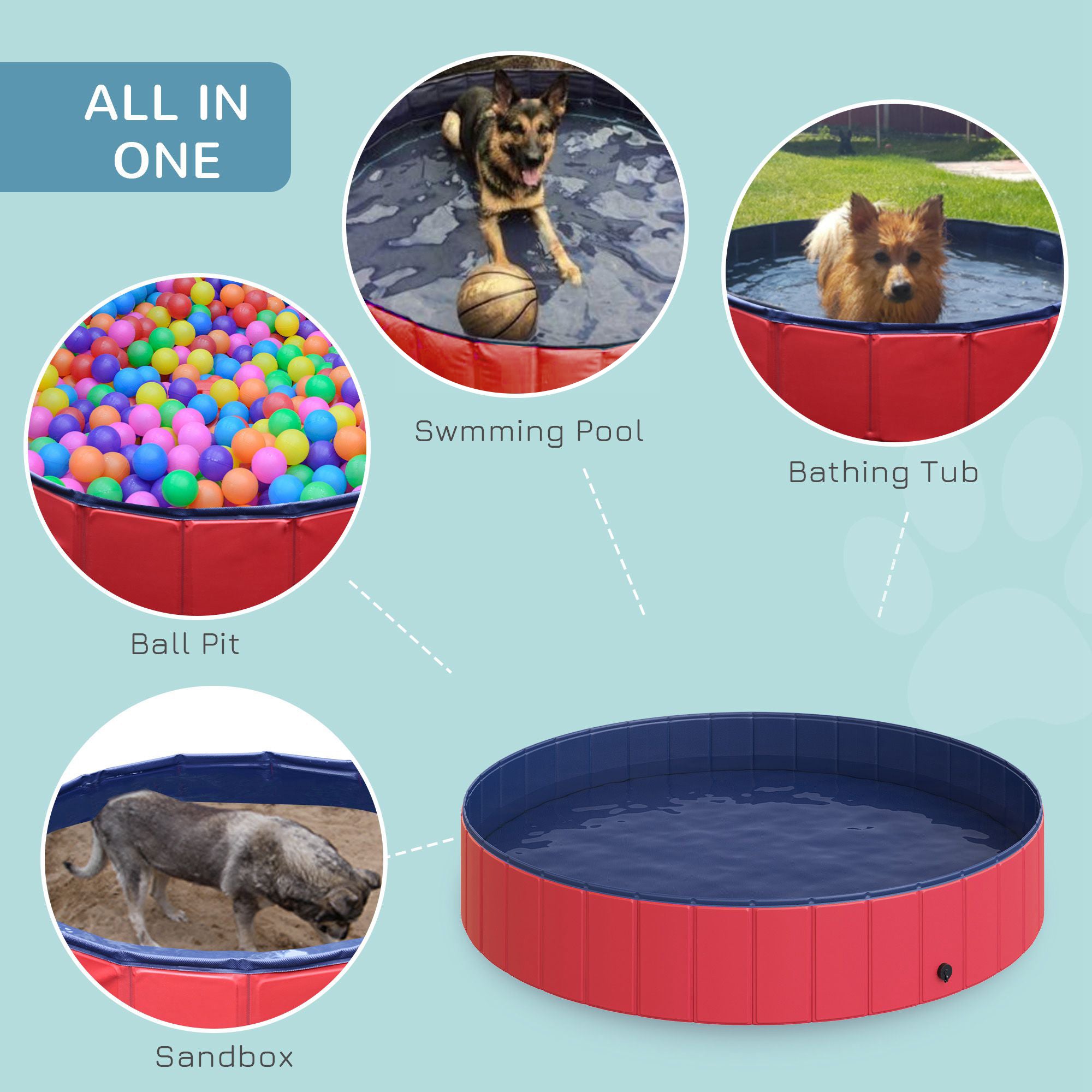 Foldable Pet Swimming Pool
