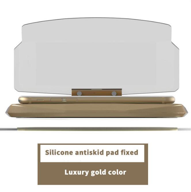 Smartphone Driver Heads Up Display Gold