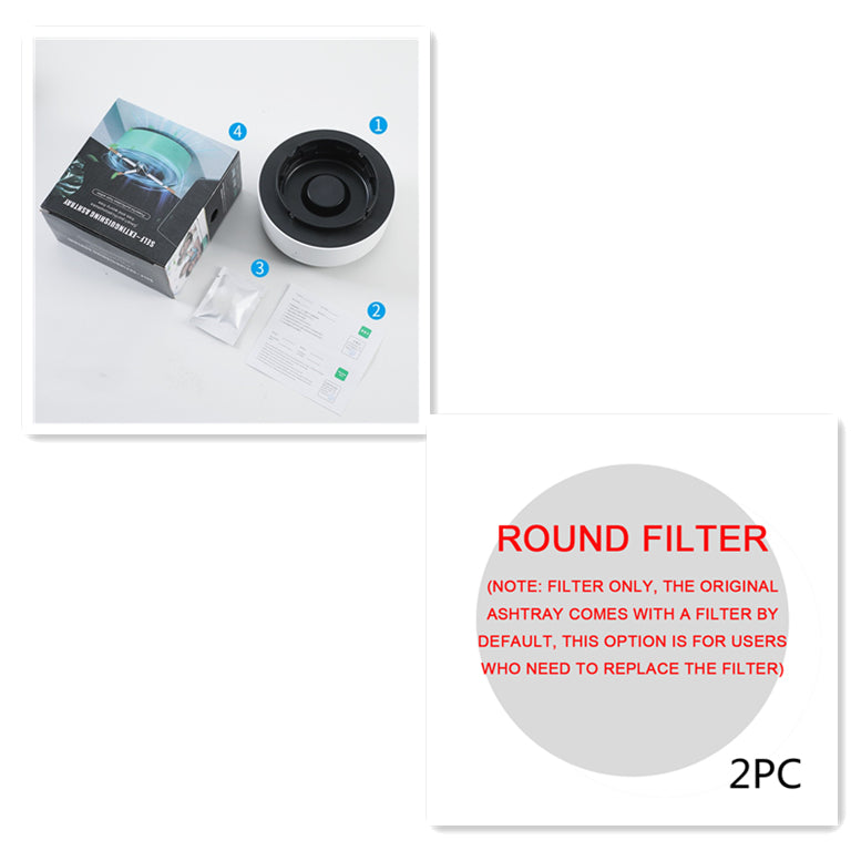 Smoke Removal Air Purification Ashtray Anion Purification Practical Automatic Purifier Ashtray Portable Gadgets For Car Ashtray Set6