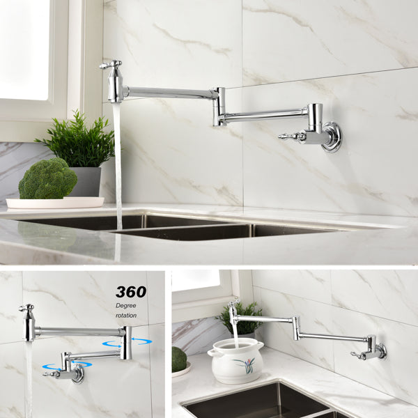Kitchen Folding Faucet Chrome