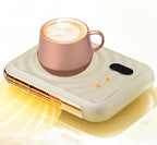 2-in-1 Thermostatic Cup Mat & Warm Air Blower