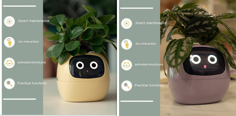 Smart Planter Endless Fun Over 49 Rich Expressions 7 Smart Sensors And AI Chips Make Raising Plants Easy And Fun Set59 Small