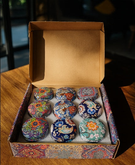 Decorative Scented Tin Candle Gift Set