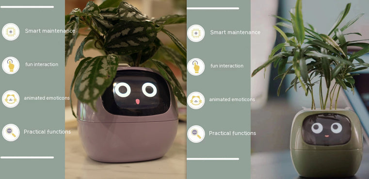 Smart Planter Endless Fun Over 49 Rich Expressions 7 Smart Sensors And AI Chips Make Raising Plants Easy And Fun Set49 Small