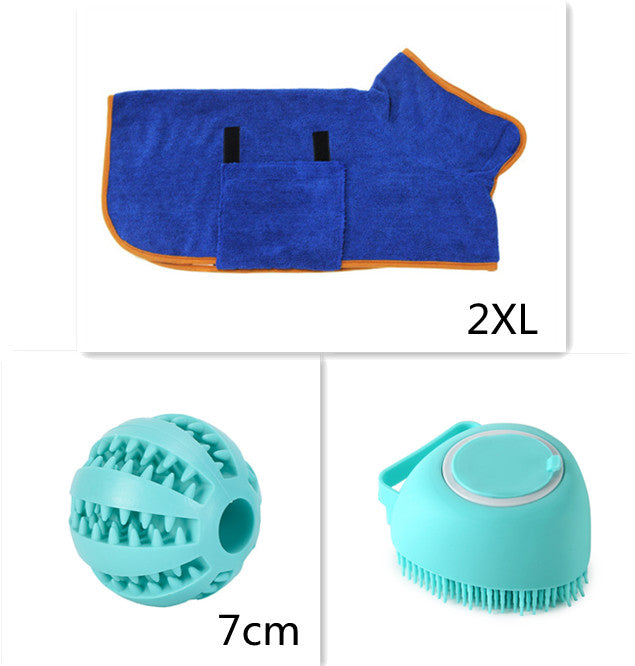 Silicone Dog Bath Massage Gloves Brush Pet Cat Bathroom Cleaning Tool Comb Brush For Dog Can Pour Shampoo Dog Grooming Supplies Set1 Heartshaped