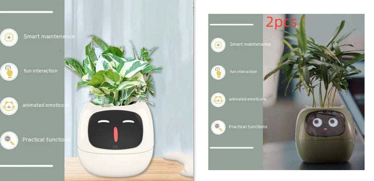 Smart Planter Endless Fun Over 49 Rich Expressions 7 Smart Sensors And AI Chips Make Raising Plants Easy And Fun Set13 Small