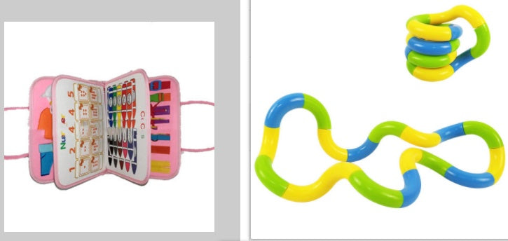 New Busy Book Children's Busy Board Dressing And Buttoning Learning Baby Early Education Preschool Sensory Learning Toy R set