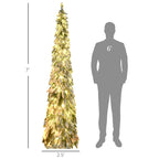 7' Artificial Slim Christmas Trees