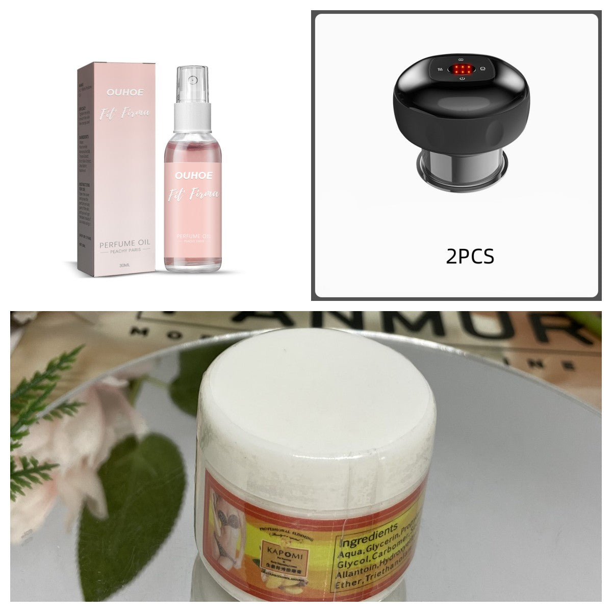 Electric Vacuum Cupping Massage Body Cups Anti-Cellulite Therapy Massager For Body Electric Guasha Scraping Fat Burning Slimming Set1 6speed charging USB