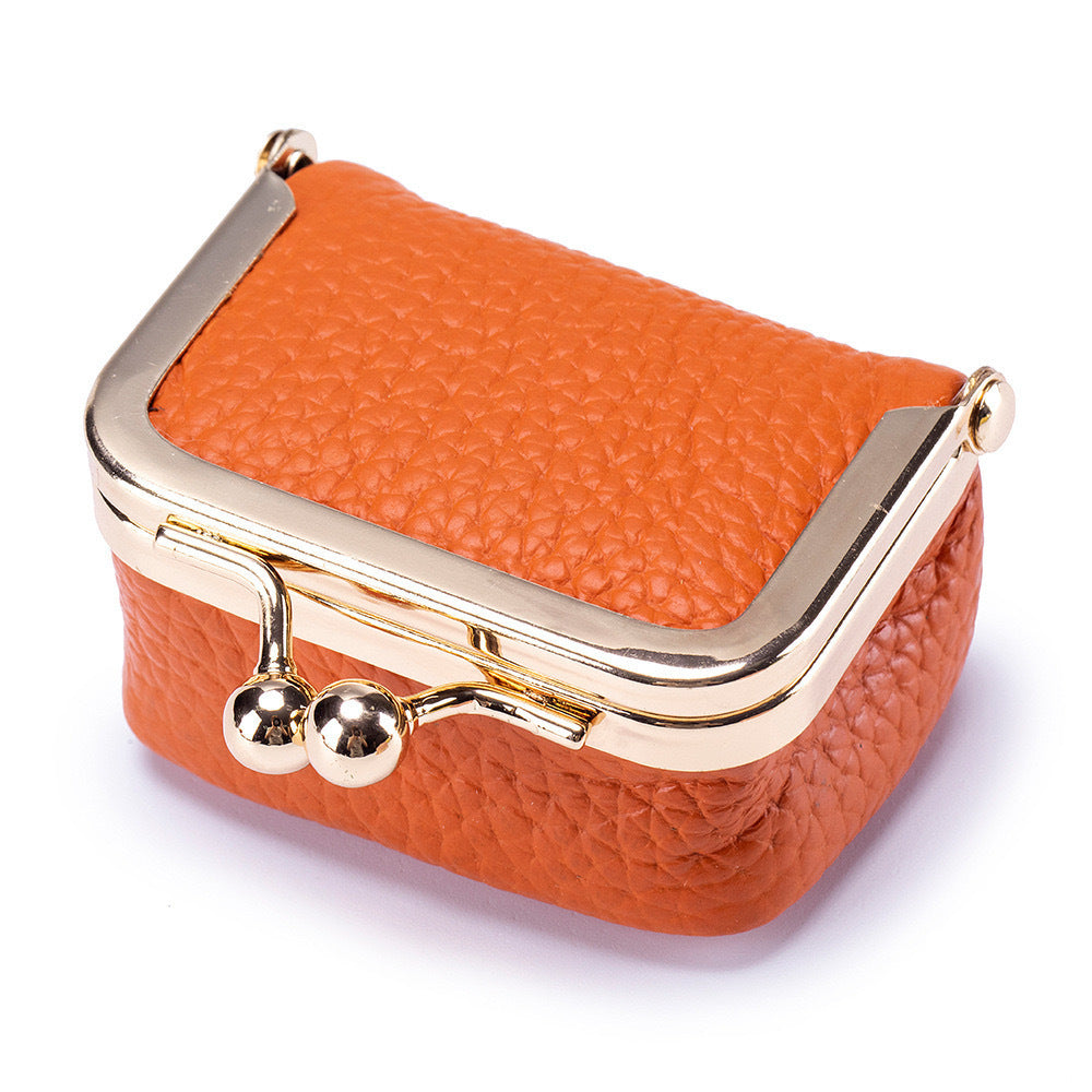 Mini Coin Purse Female Creative Storage And Carrying Orange