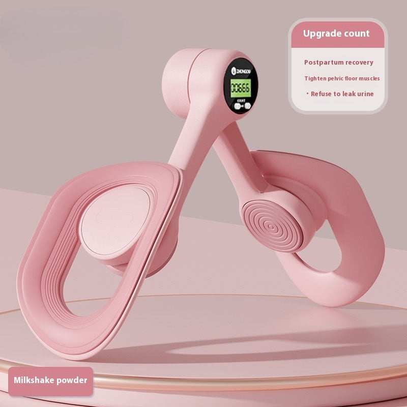 Ergonomic Thigh Trainer Thigh Trainer With Counter Adjustable Thigh With Lcd Display For Men Women Pelvic Floor Muscle Trainer Pink Counting Model Adjustable