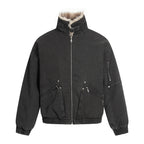 New Winter Thermal Cotton-padded Men Coat Black