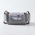 Multifunction Baby Stroller Bag Organizer Maternity Nappy Bag Stroller Accessories Cup wheelchair bag Grey bear