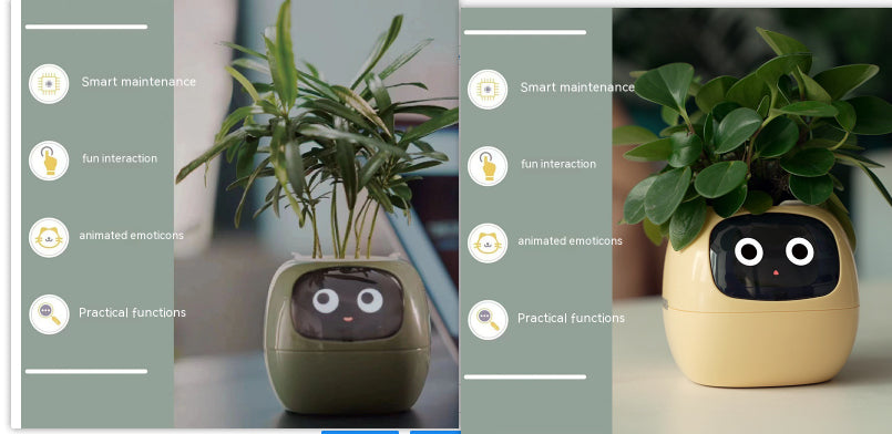 Smart Planter Endless Fun Over 49 Rich Expressions 7 Smart Sensors And AI Chips Make Raising Plants Easy And Fun Set44 Small