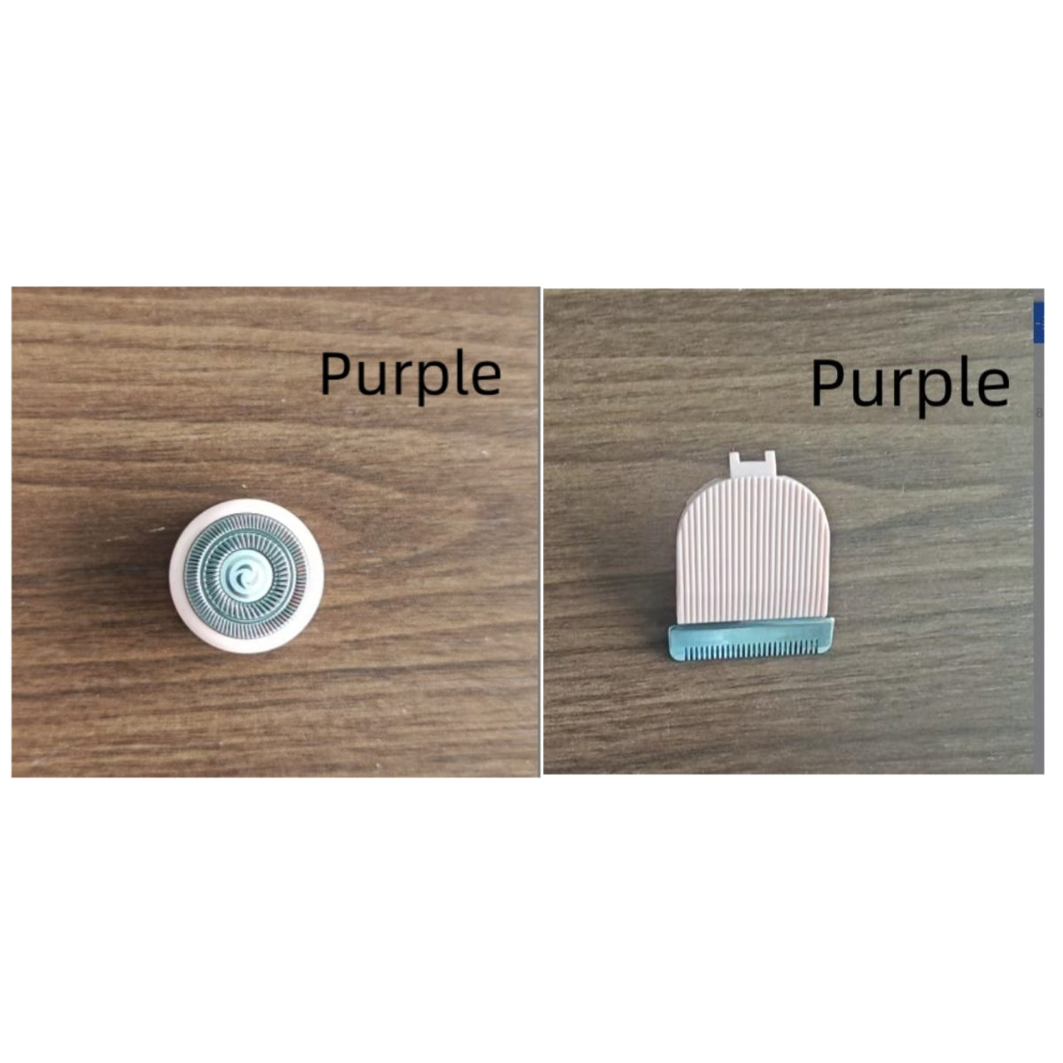 2 In 1 Hair Remover Women's Double Head Shaver Private Pubic Hair Trimmer Electric Razor Wet Dry Electric Body Hair Set3 No plug