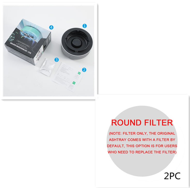 Smoke Removal Air Purification Ashtray Anion Purification Practical Automatic Purifier Ashtray Portable Gadgets For Car Ashtray Set1