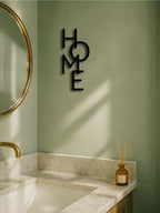 Metal Wall Decor HOME Letter Wall Sign Unique Design For Bedroom Decor & Gifts