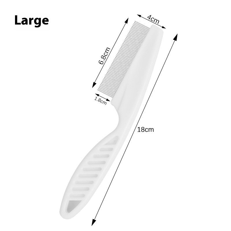 Cat Comb Tie Removal Floating Hair Magic Long Hair Pet Self-Cleaning Row Dog Cat Comb Grooming Supplies Flea Removal Brush Pets Products Flea Comb Large Size